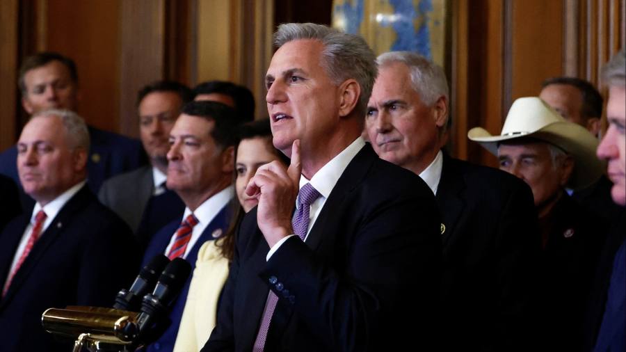 Kevin McCarthy has accused the White House of holding up the debt ceiling deal 

