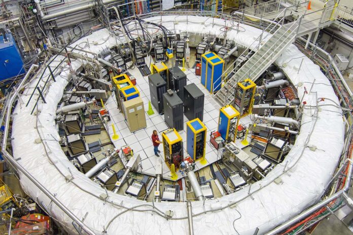 Scientists working on Fermilab's Muon g-2 experiment