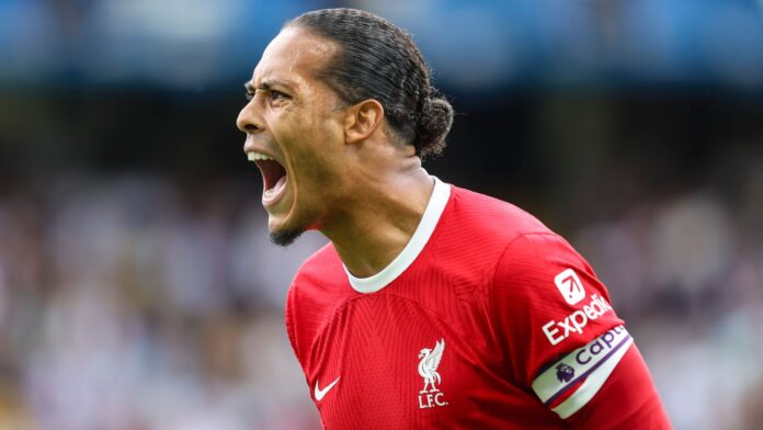 Virgil van Dijk: Liverpool captain charged with improper conduct following red card against Newcastle