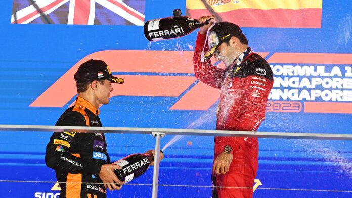 Carlos Sainz explains 'smart' tactics with Lando Norris which gave him Singapore GP win ahead of Mercedes