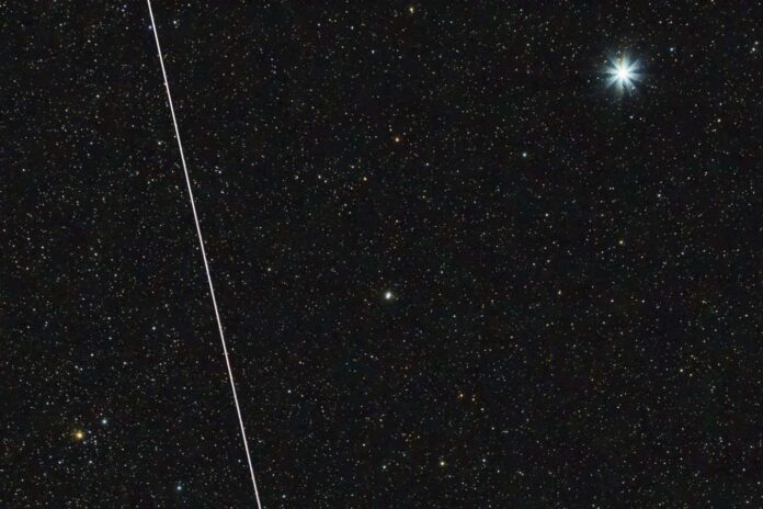 Astronomers alarmed by satellite that outshines all but seven stars
