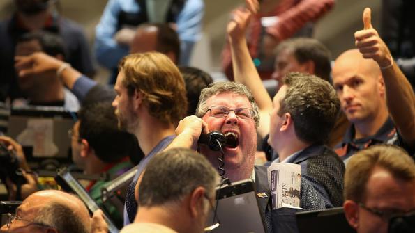 bond traders screaming