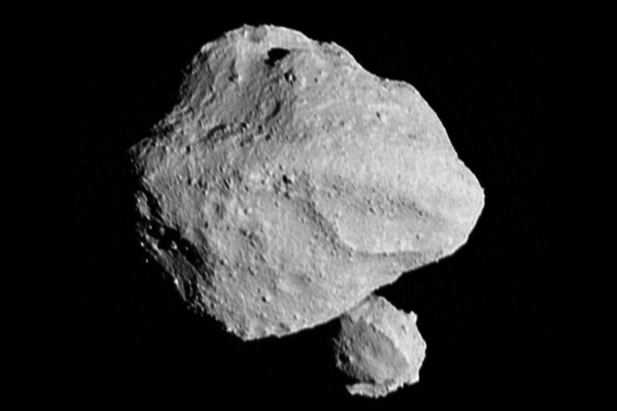 Asteroid Dinkinesh and its smaller asteroid