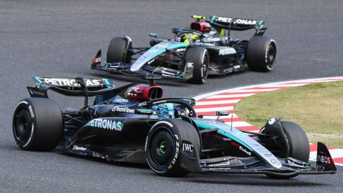 Japanese GP: Lewis Hamilton explains why he let Mercedes team-mate George Russell pass him at Suzuka