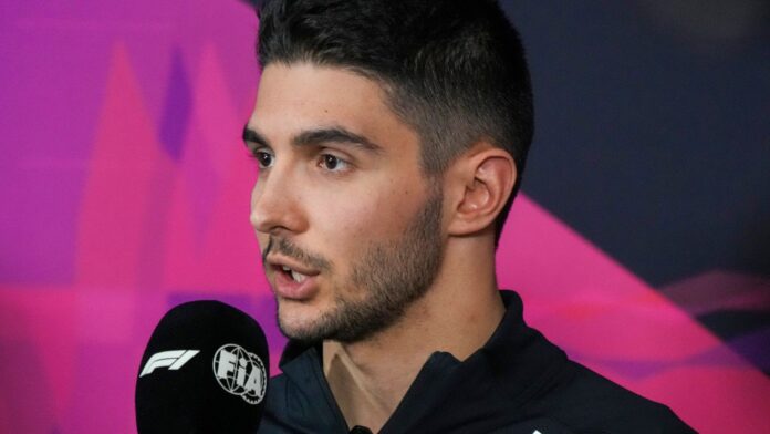 Alpine driver Esteban Ocon of France answers questions during a press conference ahead of the Australian Formula One Grand Prix at Albert Park, Melbourne, Australia, Thursday, March 21, 2024. (AP Photo/Asanka Brendon Ratnayake)