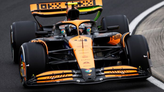 Hungarian GP: Lando Norris leads one-two for rapid McLaren in Practice Three as F1 rivals struggle