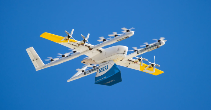 NHS Partners with Alphabet's Wing, Apian for drone blood sample delivery