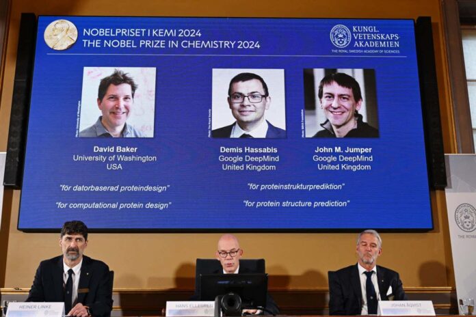 Nobel prize in chemistry awarded for mastering structures of proteins